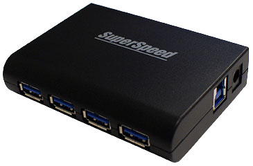 4 Port SuperSpeed USB 3.0 Hub