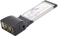 ExpressCard to USB and FireWire