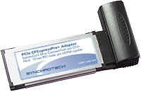CFExpressPro+ PCIe ExpressCard to CompactFlash