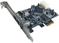 Firewire   Thunderbolt on Pci Express To Firewire 800  Ieee 1394b A  Host Adapter 3 1 Ports