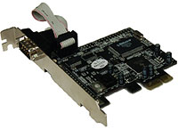 PCI Express to Serial I/O (RS-232) DB9 1 Port Host Adapter I-260/I-350
