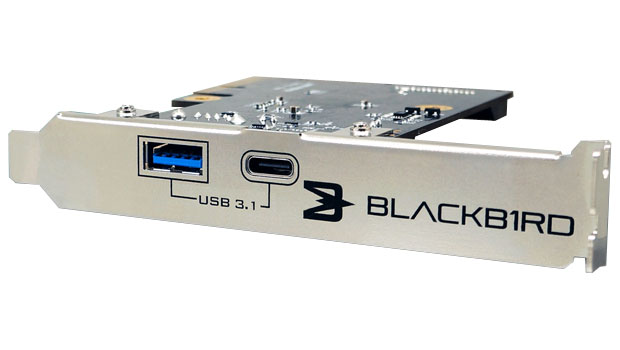 PCIe 2.0 x4 to SuperSpeed+ 3.1 Generation II Type-C and Type A-Host Adapter 2 Port, Synchrotech